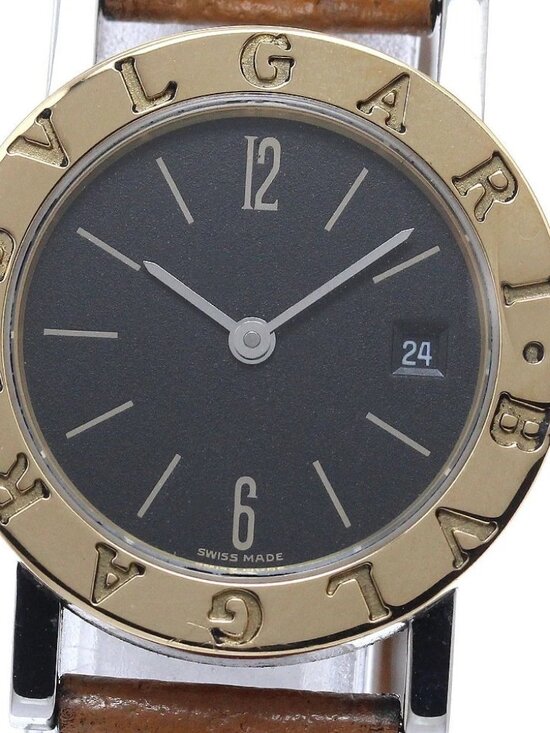 BVLGARI BVLGARIBVLGARI BB26SGL Date Black Dial Quartz Ladies Watch_956028